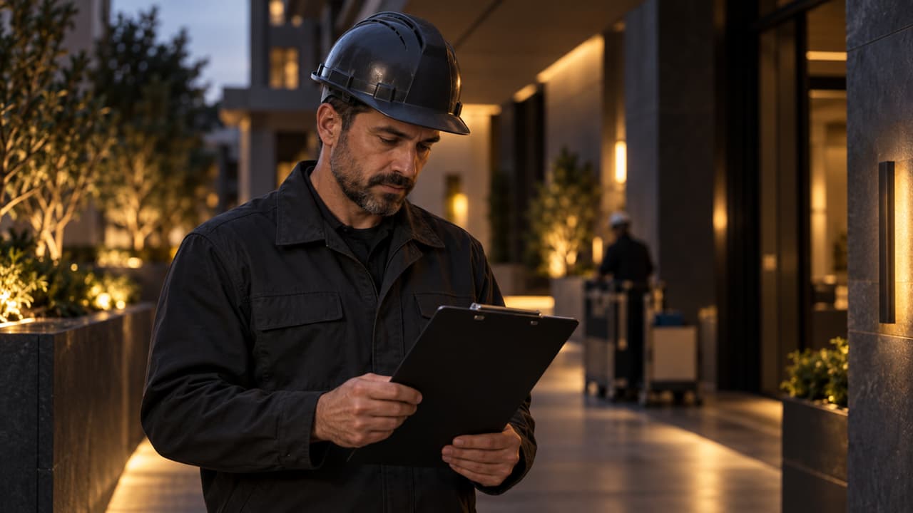 Staff and workforce operations on site